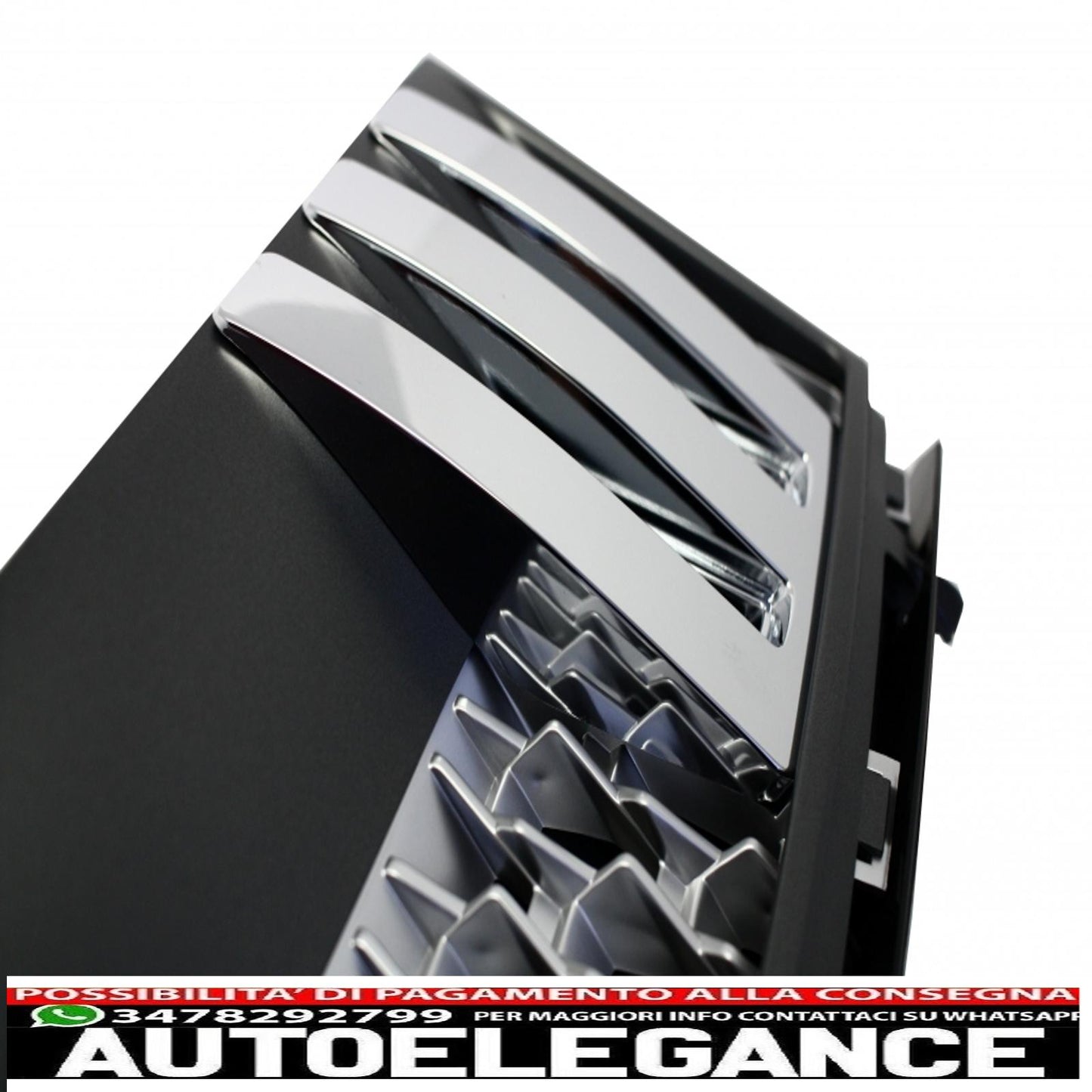 Central grille and side vents suitable for Land Rover Vogue III L322 (2002-2005) Silver Autobiography Supercharged Edition