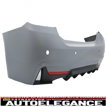 kit carrozzeria completo adatto per bmw serie 4 f32 f33 (2013-2016) design m-performance coupé cabrio senza fendinebbia