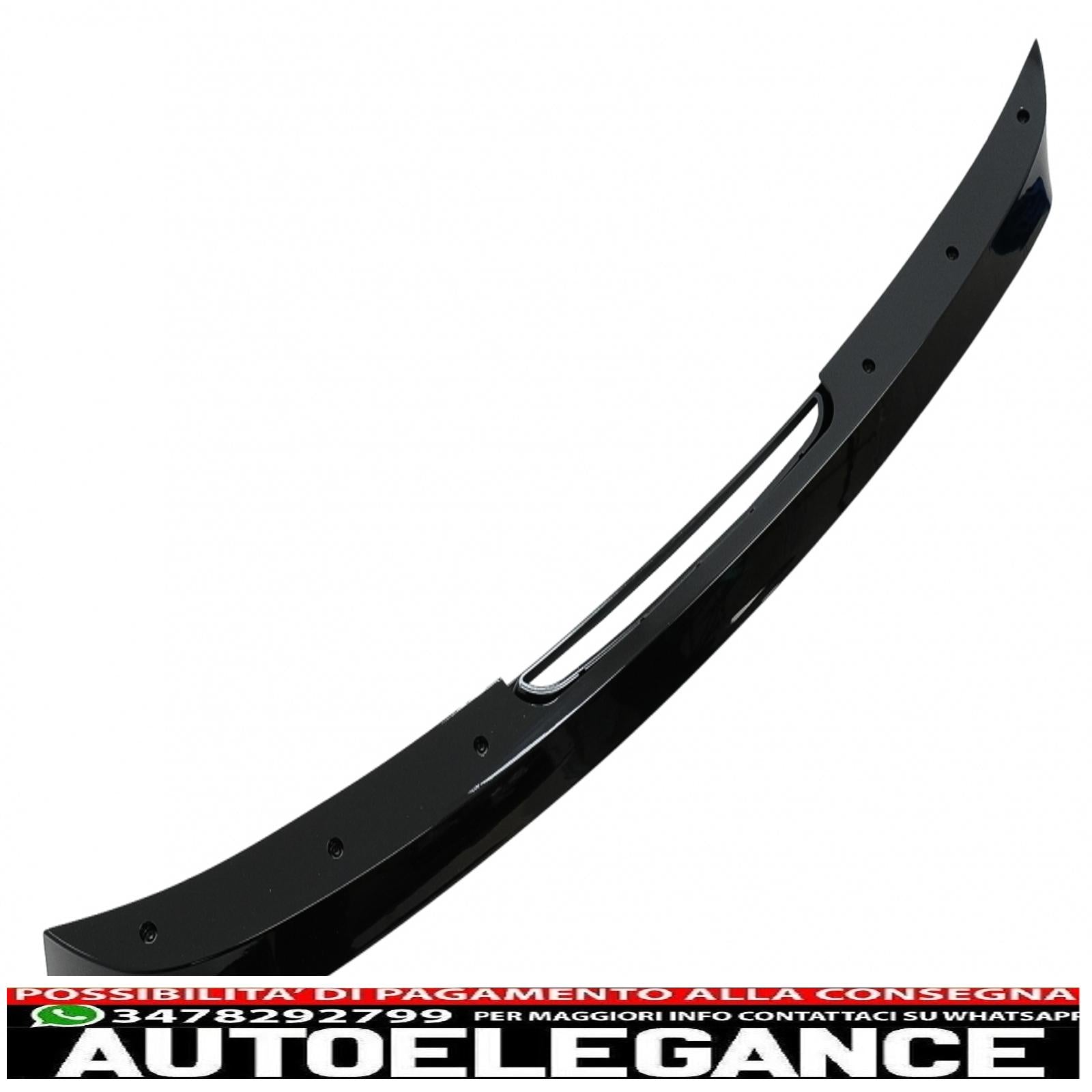 alettone spoiler aggiuntivo sul tetto adatto per vw polo 6r 6c (2009-2017) pianoforte nero AUTOELEGANCERICAMBI