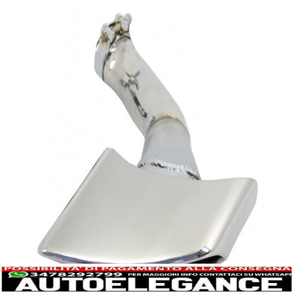 Exhaust muffler tips suitable for bmw x6 e71 (2008-2014) v8 design