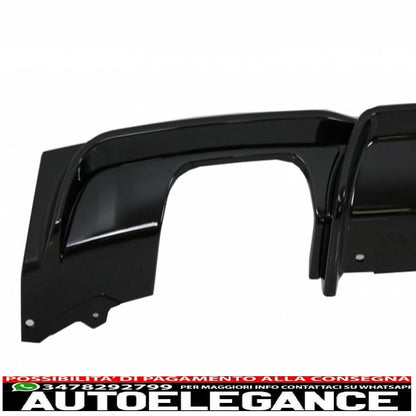 Spoiler paraurti anteriore spoiler paraurti posteriore diffusore nero lucido adatto per BMW serie 3 F30 F31 (2011-up) design m-performance