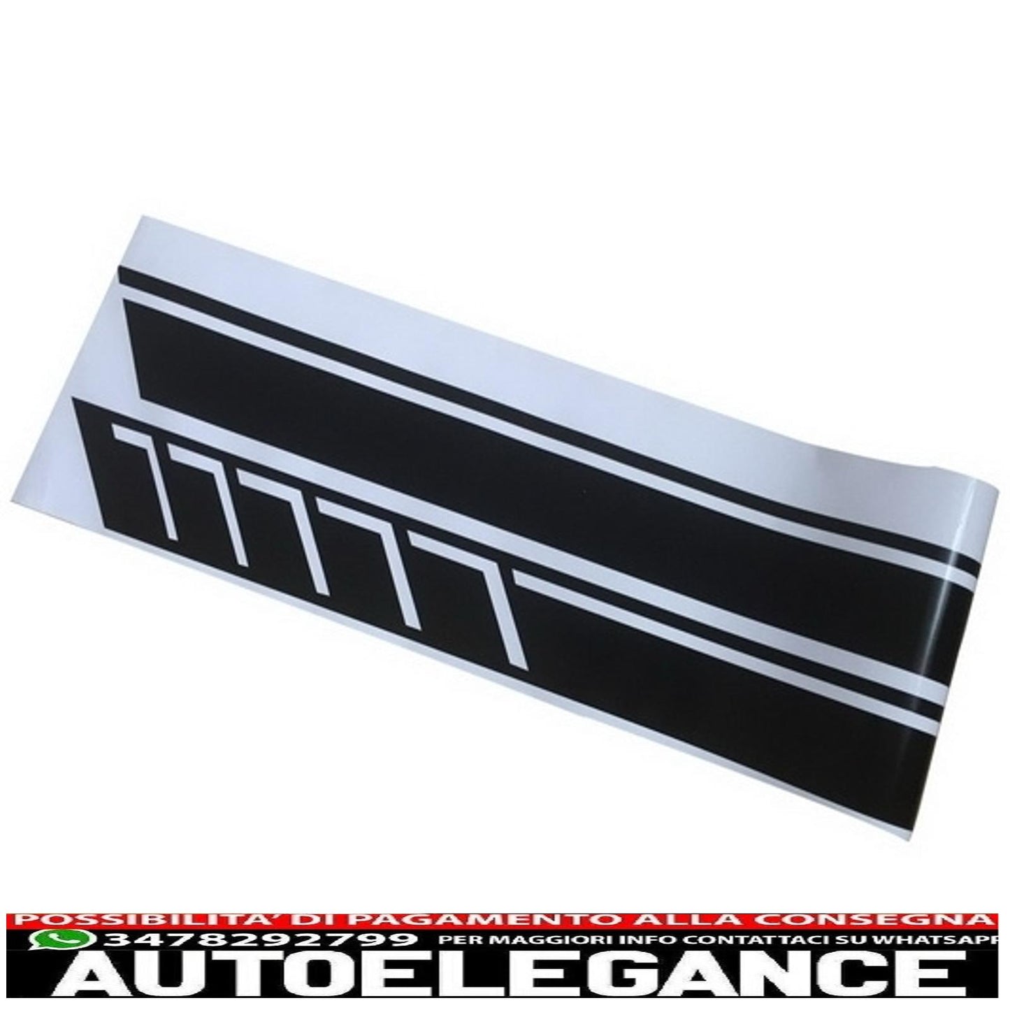 aggiungi sulle modanature delle porte strisce in carbonio con decalcomanie laterali adesivo in vinile nero opaco e gradini laterali adatto per mercedes classe g w463 (1989-2018) AUTOELEGANCERICAMBI