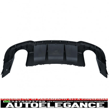 Diffusore mantovana paraurti posteriore adatto per audi a3 8v facelift (2016-2019) berlina cabrio rs3 solo design paraurti s-line pianoforte nero