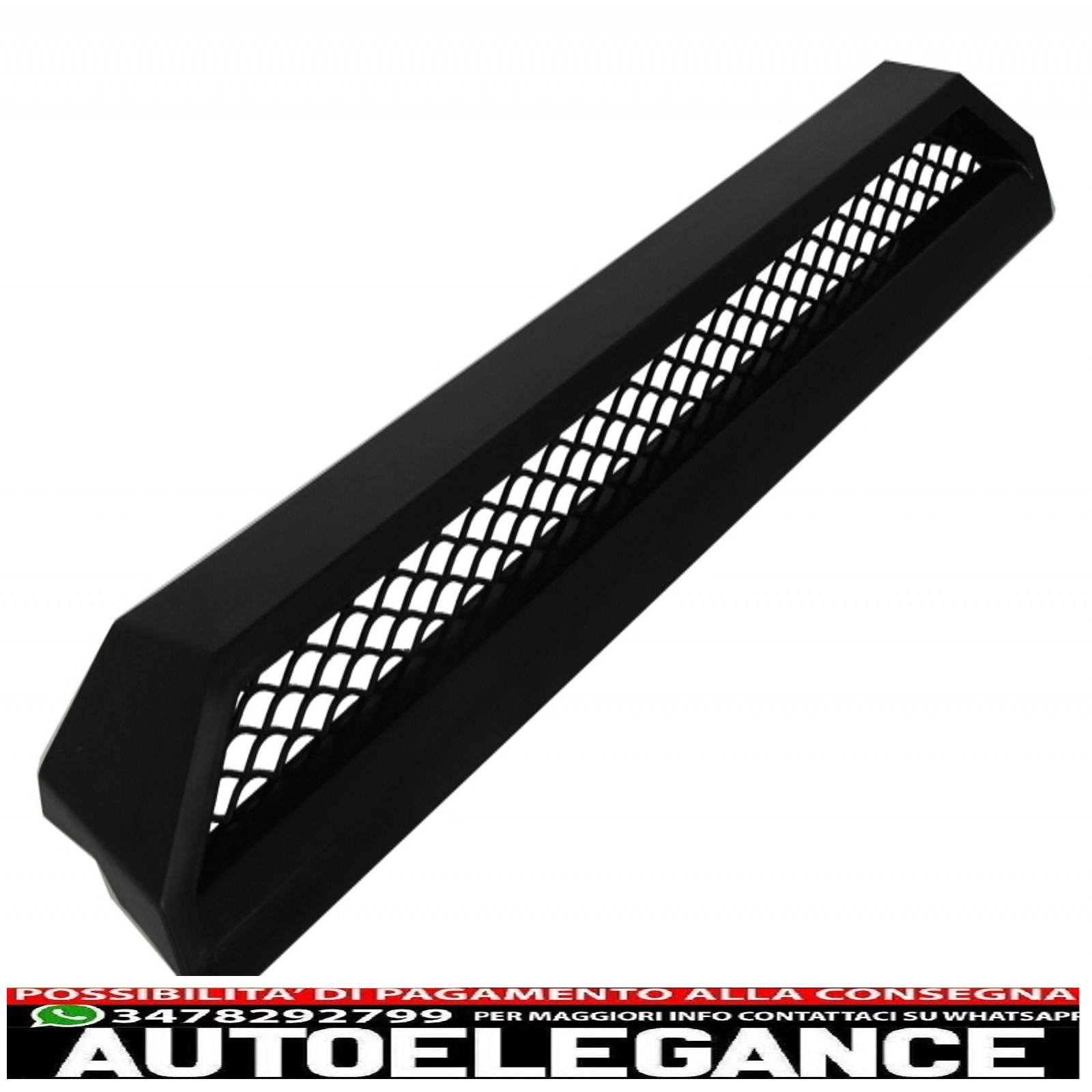 Bullbar anteriore con spoiler superiore ed estensione led drl adatto per mercedes classe g w463 (1989-2018) design g63 g65 AUTOELEGANCERICAMBI