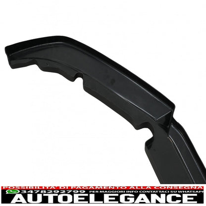 Front Bumper Lip Extension Spoiler Fit For Ford Puma (2019-up) Black 