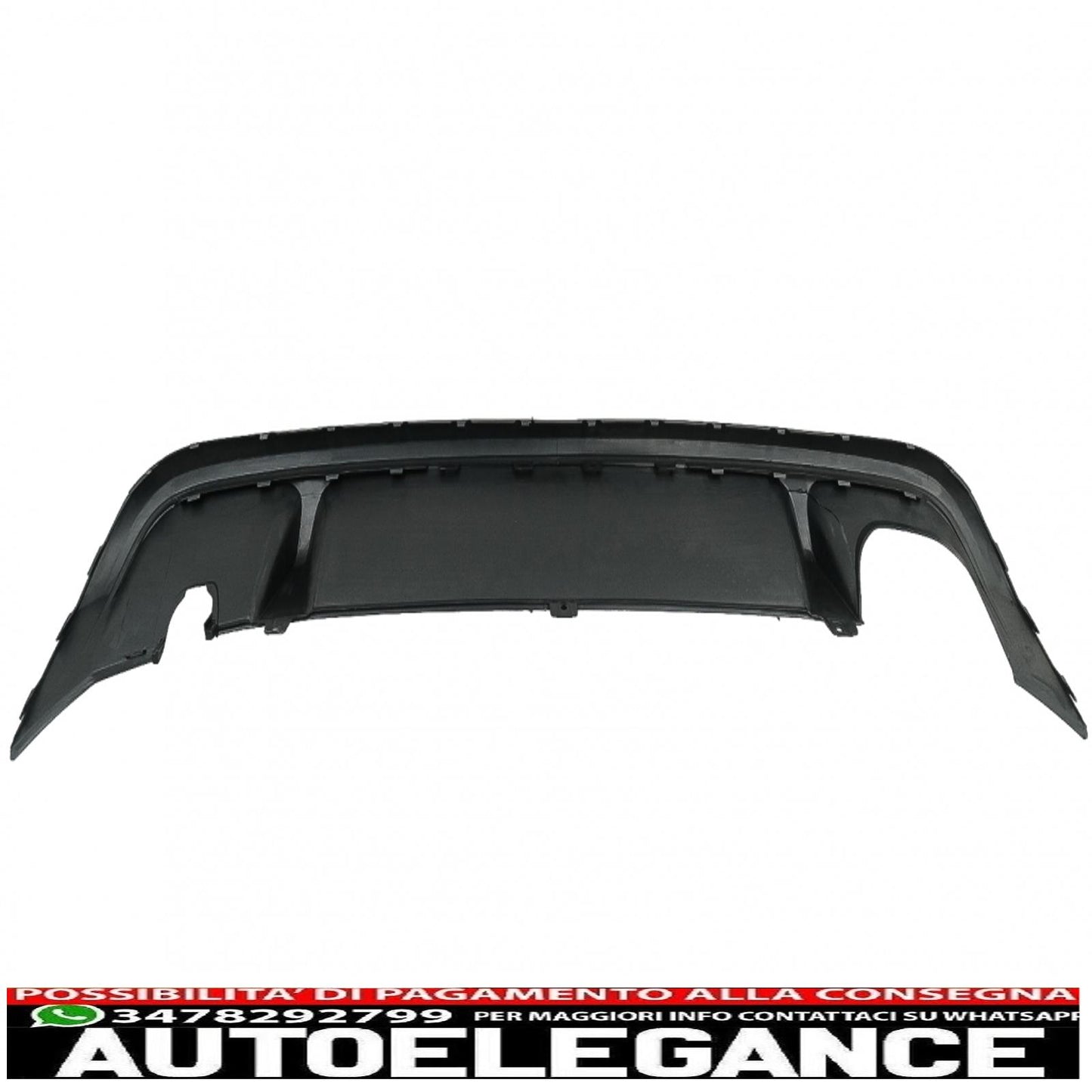 Diffusore aria paraurti posteriore adatto per vw jetta mk6 vi (2011-2014) gli design