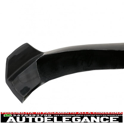 Front bumper lip suitable for mercedes c class w205 s205 a205 c205 (2014-2019) real carbon 