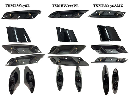 Boot Lid Spoiler for Mercedes A-Class W176 12-18 A45 Gloss Black Look 