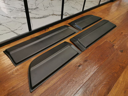 PROTEZIONE PORTIERE ADATTE PER MITSUBISHI TRITON L200 2015+ LOOK NERO OPACO