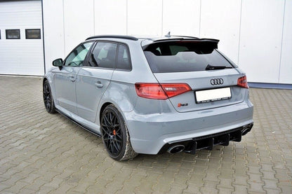 ALA SPOILER TETTO ADATTO PER AUDI A3 8V SPORTBACK 2016-2020 RS3 LOOK NERO LUCIDO