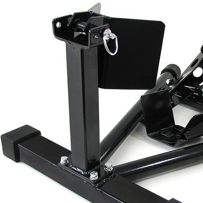 Cavalletto di montaggio cavalletto moto con bilanciere regolabile fino a 680kg nero AUTOELEGANCERICAMBI