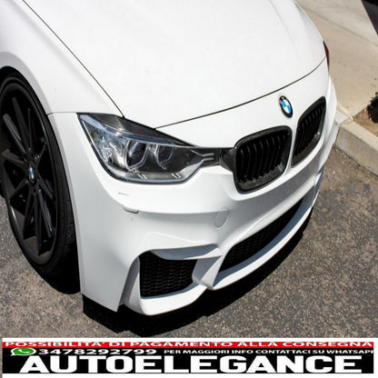 paraurti anteriore adatto per bmw serie 3 f30 f31 non lci e lci (2011-2018) m3 sport evo design