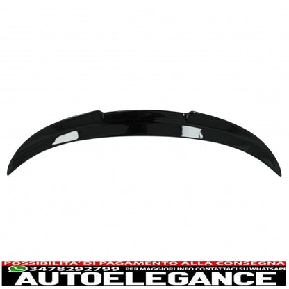 spoiler bagagliaio adatto per bmw serie 3 f30 f80 m3 berlina (2011-2019) pianoforte nero