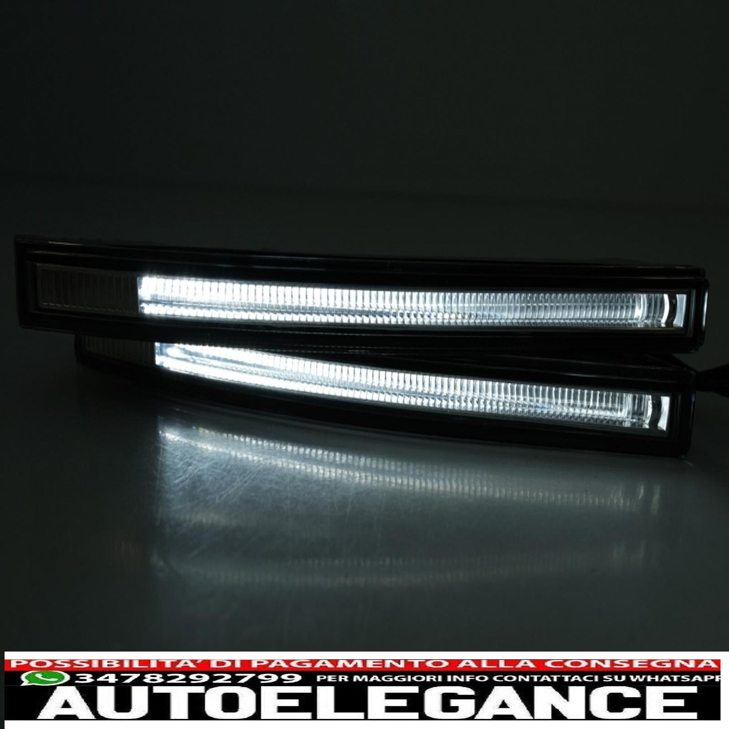 Spoiler per paraurti anteriore con led drl, estensione con diffusore per paraurti posteriore, adatto per Mercedes Classe G Facelift W463 W464 (2018-up)