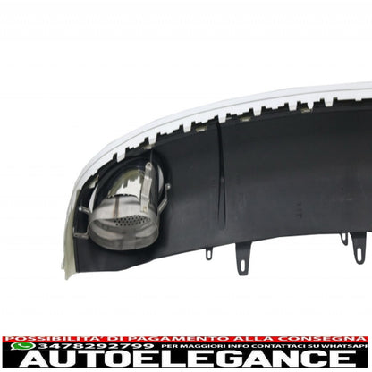diffusore d'aria per paraurti e terminali di scarico con luci posteriori a LED adatti per audi a7 4g (2010-2014) design RS7