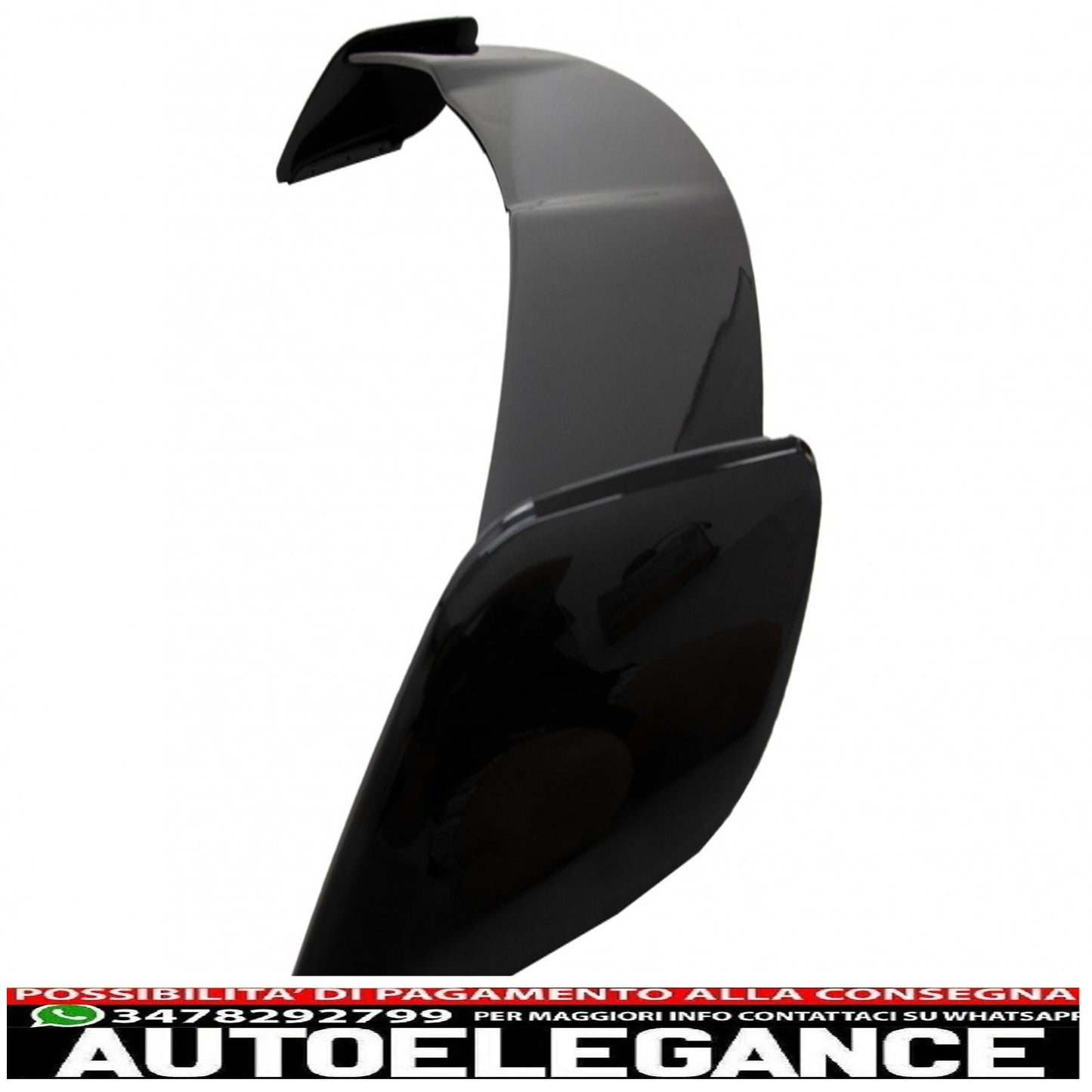 Trunk Lid Spoiler Suitable for Mercedes A-Class W176 (2012-2018) A45 Design Piano Black