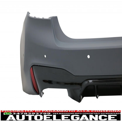 body kit suitable for bmw 5 series g30 (2017-up) m5 design with double dual exhaust tips in matt carbon fiber