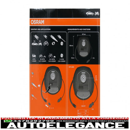 Osram tyre inflator tyreinflate 200 oti200