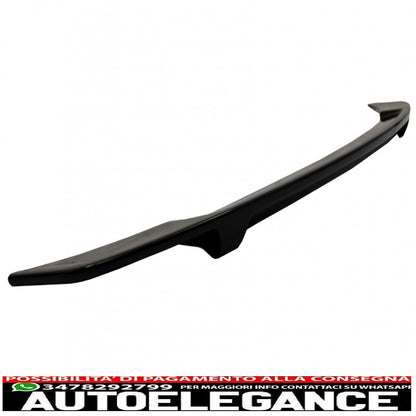 trunk spoiler suitable for mercedes e class w212 (2009-2016) gts design piano black