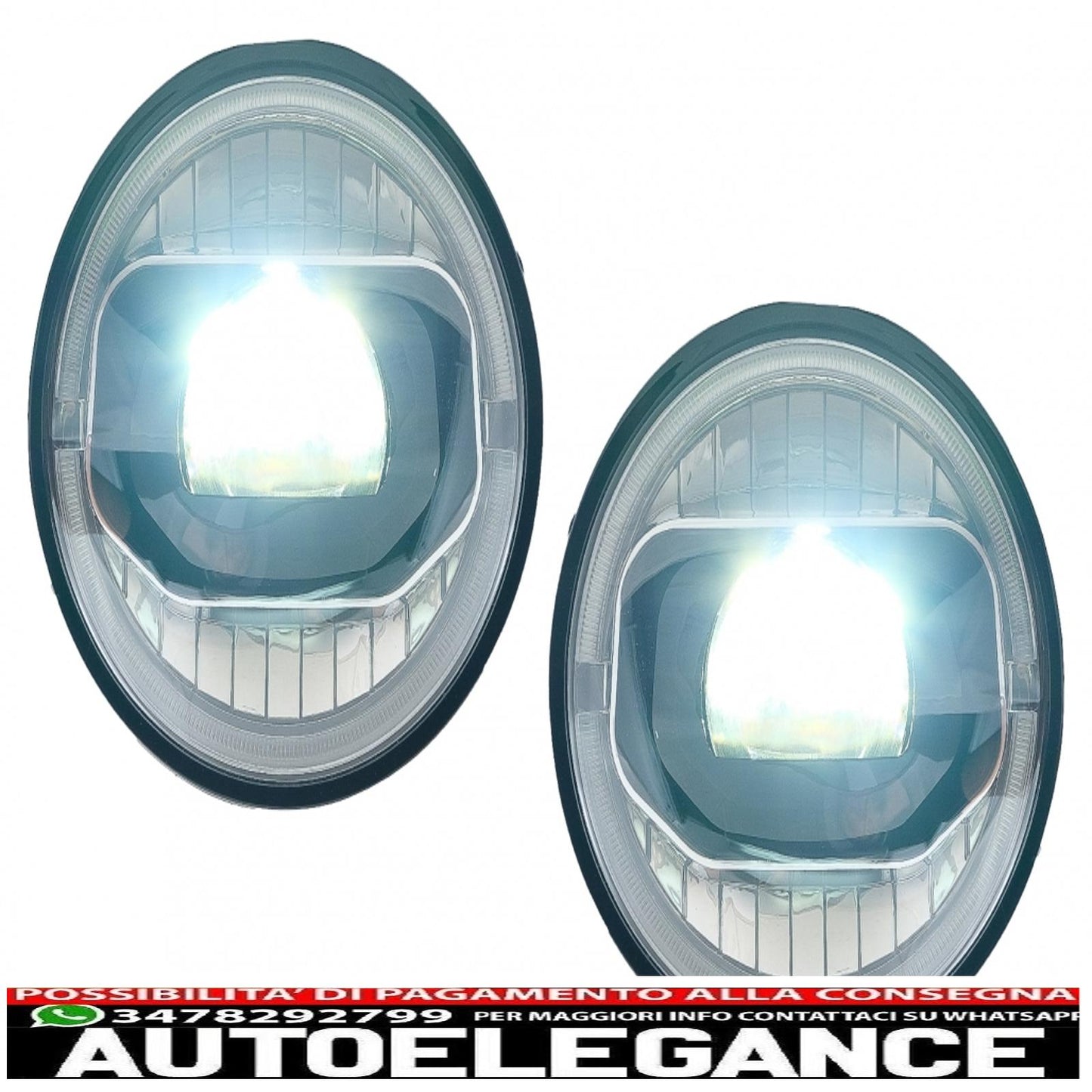 7 Inch Cree LED Headlights Drl Angel Eye Amber Fit For Jeep Wrangler JK (2007-2017) Conversion To 2018+ Model