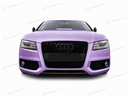 🔥ART.0604 GRIGLIA ADATTO PER AUDI A5 07-11 LOOK RS5 NERO (CON LOGO CROMATO)🔥