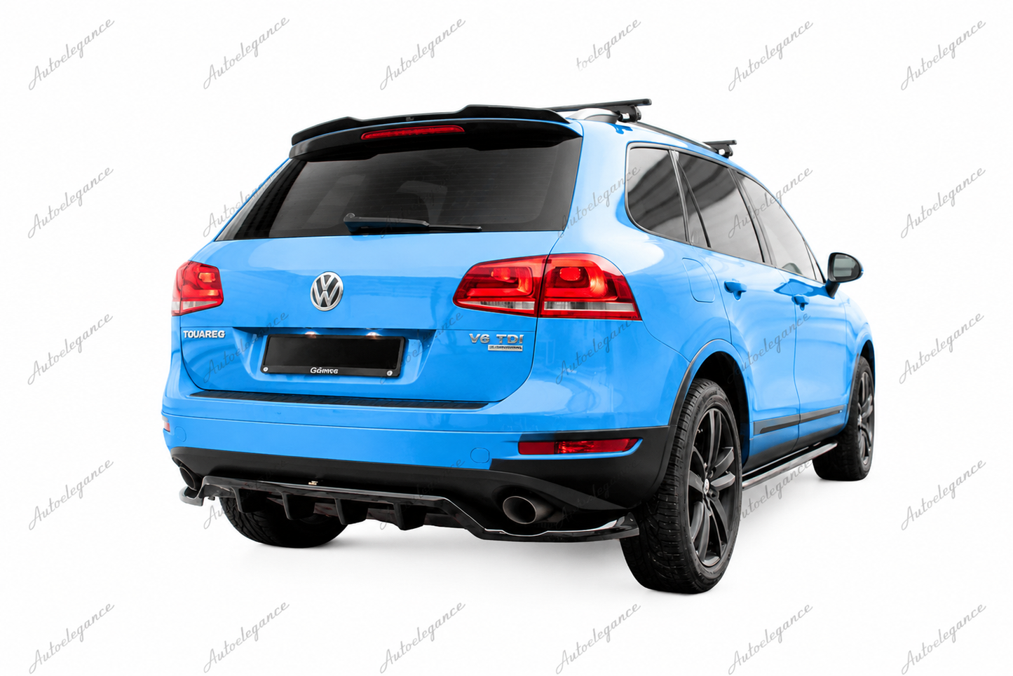 🔥ART.9832 SPLITTER POSTERIORE (CON BARRE VERTICALI) ADATTO PER VW TOUAREG Mk2🔥