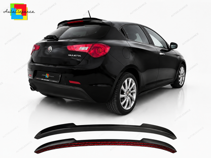 👉Prolunga Spoiler Tetto Alfa Romeo Giulietta 10-20 Alettone ABS Nero Lucido👈