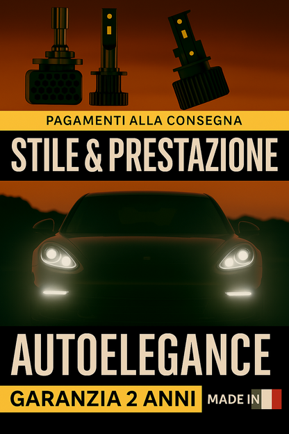 ❤️ KIT LED D1S 6000K BIANCO GHIACCIO ANABBAGLIANTI PER  PORSCHE PANAMERA❤️