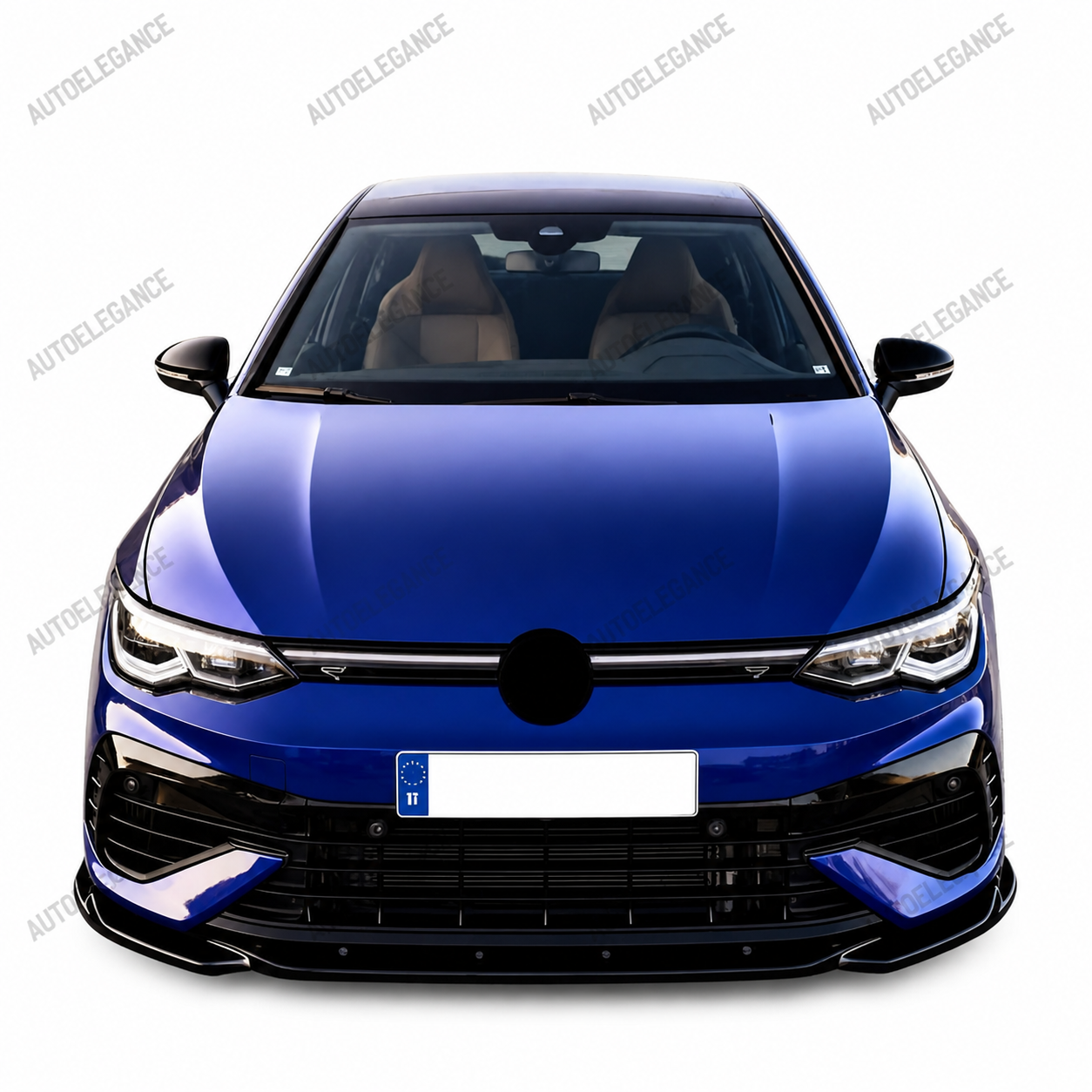 💫Splitter Anteriore Nero Lucido per Golf R MK8 2020-2024💫