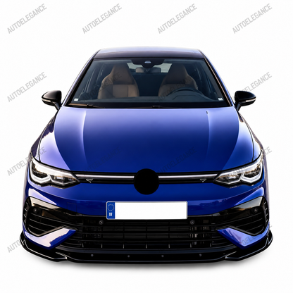 💫Splitter Anteriore Nero Lucido per Golf R MK8 2020-2024💫
