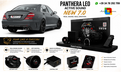 💕ART.2672 PANTHERA Soundsystem Booster 7.0-MERCEDES S W221 (look W205)💕