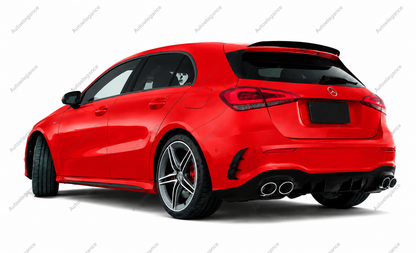 🔥ART.9929 SPOILER POSTERIORE STILE AMG MERCEDES A A35 A45 W177 NERO LUCIDO🔥