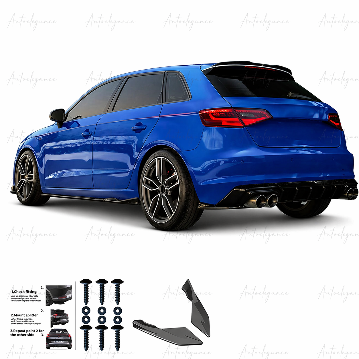 🔥ART.9642 BODYKIT ADATTO PER  AUDI A3 8V SPORTBACK 2013-2016🔥