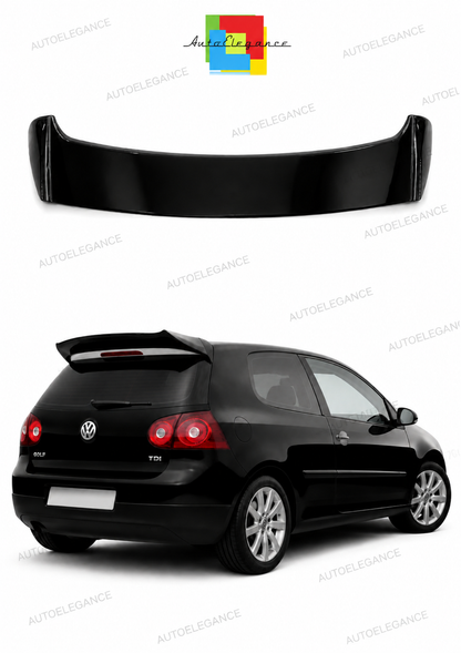 1913🔥SPOILER ADATTO PER VW GOLF 5 2003-2009 GTI NERO LUCIDO🔥