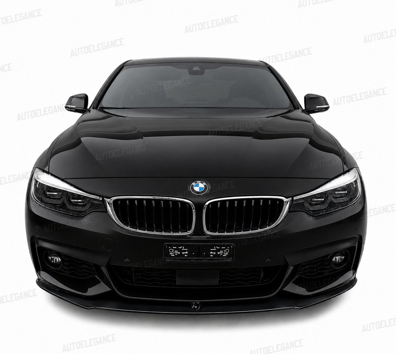BMW 3 SERIES F30 F31 M FRONT BUMPER SPLITTER BLACK M SPORT 0069