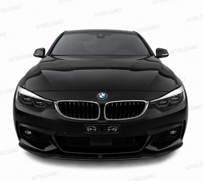 BMW 3 SERIES F30 F31 M FRONT BUMPER SPLITTER BLACK M SPORT 0069