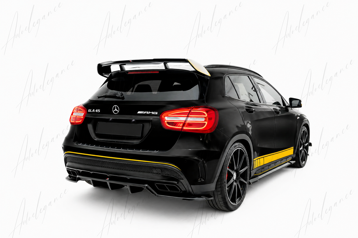 🔥ART.9710 SPLITTER POSTERIORE V.2 MERCEDES-BENZ GLA 45 AMG X156🔥
