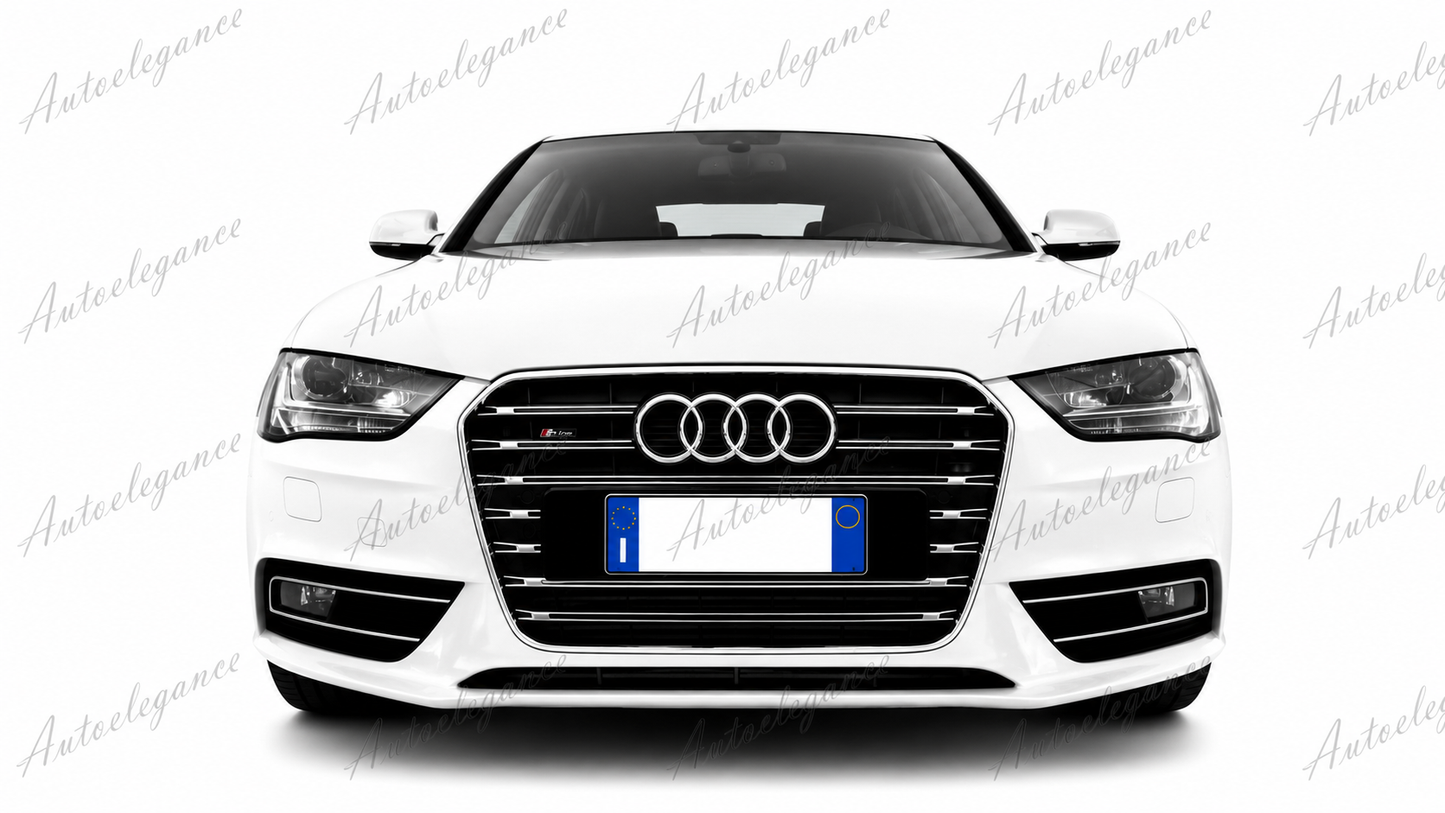 🔥ART.0588 GRIGLIA ADATTO PER AUDI A4 B8 2011-2015 LOOK S4 BORDO CROMATO🔥