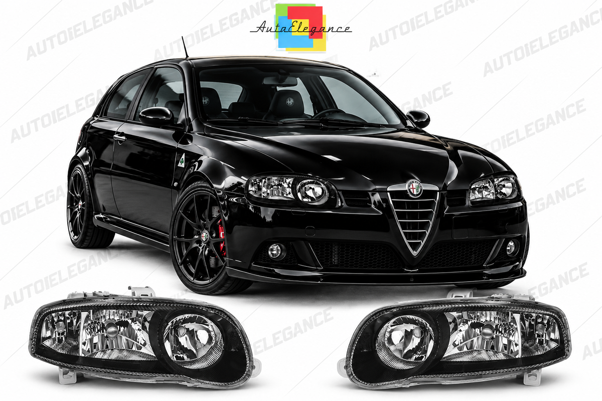 ART.5467  FARI ANTERIORI ADATTO  PER  ALFA ROMEO 147 01.01-12.04 NERO