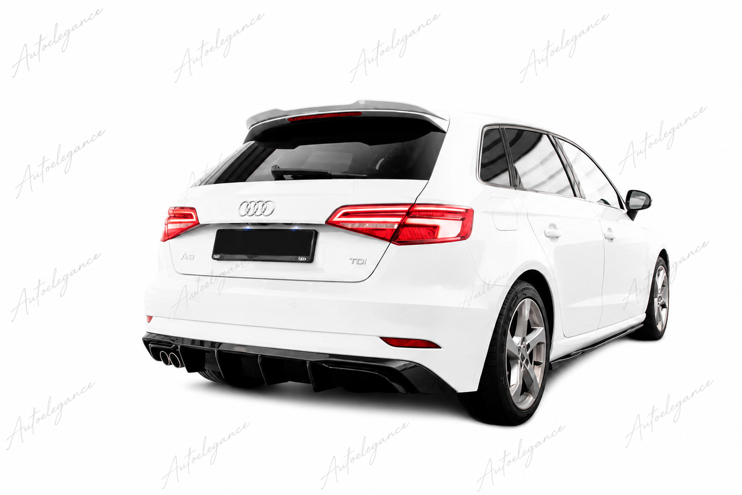 🔥ART.1733 DIFFUSORE RS3 AUDI A3 8V 17+ SOLO STANDARD NERO LUCIDO🔥