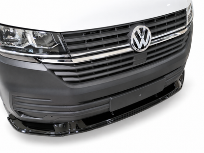 👉Splitter Anteriore Nero Lucido Adatto per VW Transporter T6.1 19+👈