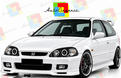 ART.11113 FARI ANTERIORI ADATTO  PER HONDA CIVIC 99-01 LED NERO