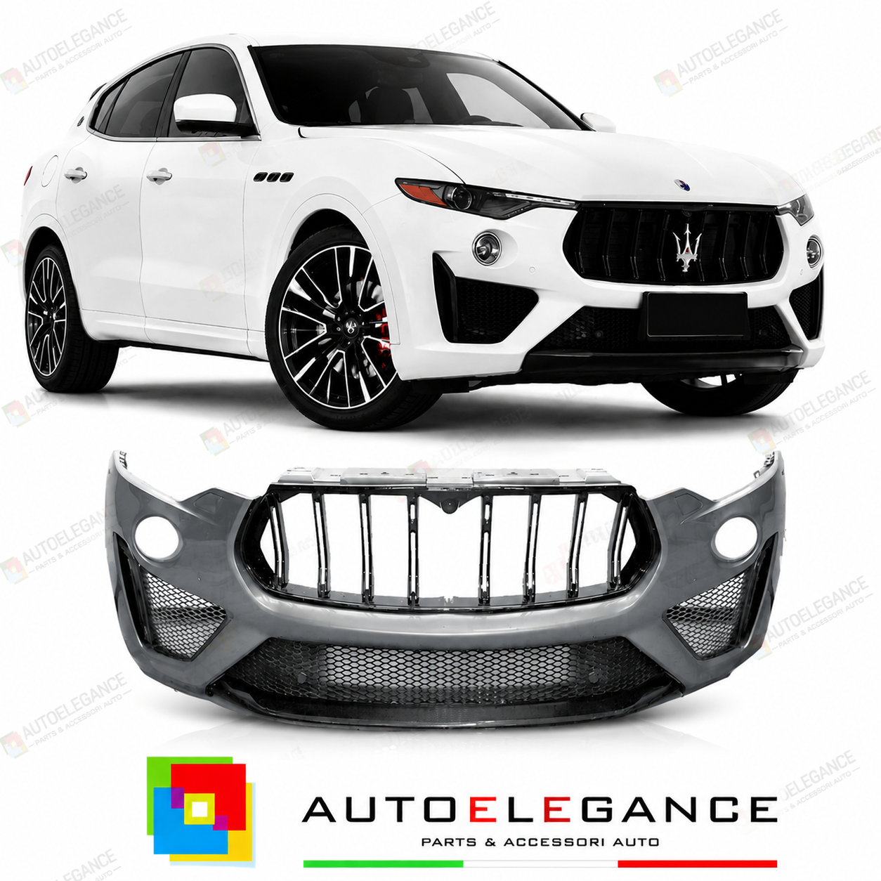 PARAURTI ANTERIORE MASERATI GHIBLI 14- LOOK TROFEO