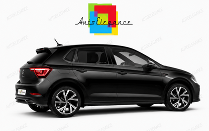 💕SOTTO  MINIGONNE  VOLKSWAGEN VW POLO 17- LOOK GTI NERO LUCIDO💕