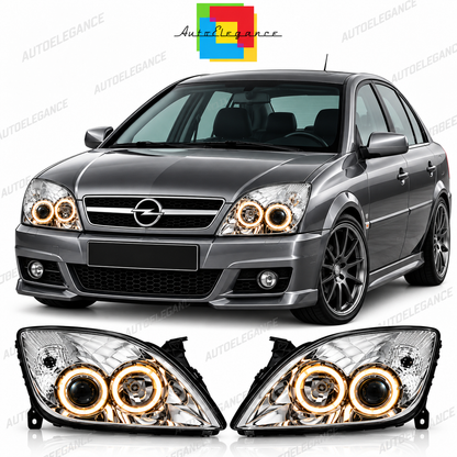 ART.10992 FARI ANTERIORI ADATTO PER OPEL VECTRA C 05-08 LED