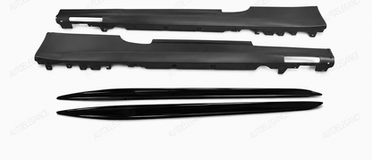 💕MINIGONNE LATERALI BMW G22 G23 20-24 LOOK M PERFORMANCE LUCE D'AMBIENTE💕