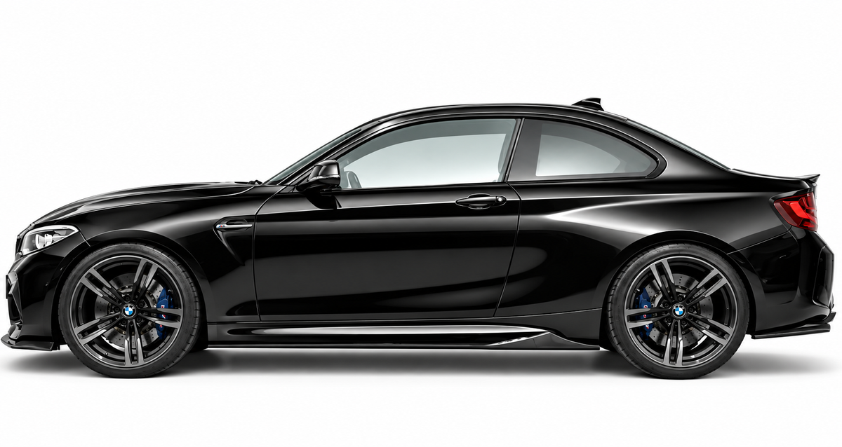 👉Sotto Minigonne M Performance nero lucido adatto per BMW M2 (F87) 15-21👈