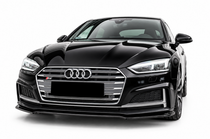 👉ART.0884 SPLITTER A5 F5 2016-2019 SLINE S5 NERO LUCIDO👈