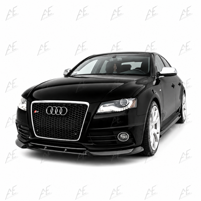 💕ART.9906  Splitter  Audi A4 S B8 2008+ b8 8k solo paraurti sline nero lucido💕