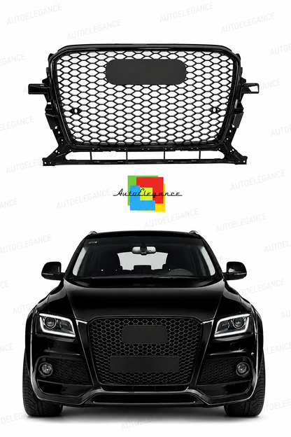 👉Griglia stile RSQ5 per Audi Q5 (8R) (2012-2016) Nero lucido👈